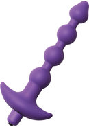 Trinity Vibes Violet Vibrating Silicone Anal Beads