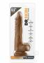 Dr. Skin Stud Muffin Dildo With Balls 8.5in - Caramel
